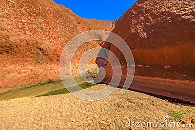 Uluru Mutitjulu Waterhole Editorial Stock Photo