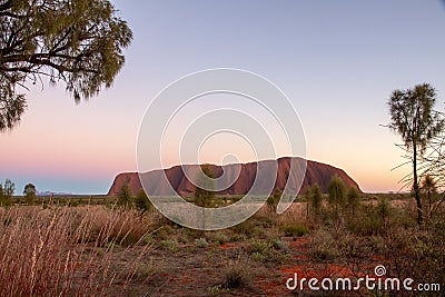 Uluru Rock Editorial Stock Photo