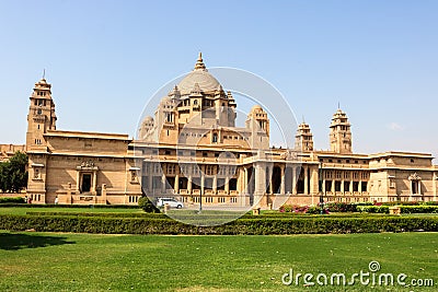Umaid Bhawan Palace, located in Jodhpur in Rajasthan Editorial Stock Photo