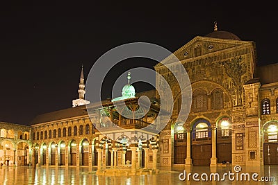 Umayyad mosque in Damascus, Syria Stock Photo