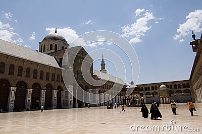 Umayyad Mosque (Grand Mosque of Damascus) Editorial Stock Photo