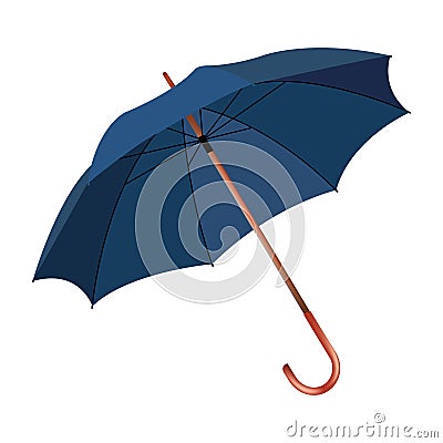 Umbrella Cartoon Illustration