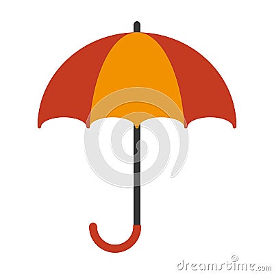 Umbrella accessory climate protective Vector Illustration