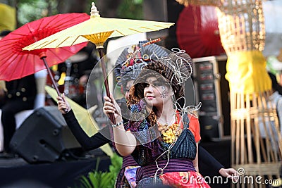 Umbrella festival Editorial Stock Photo