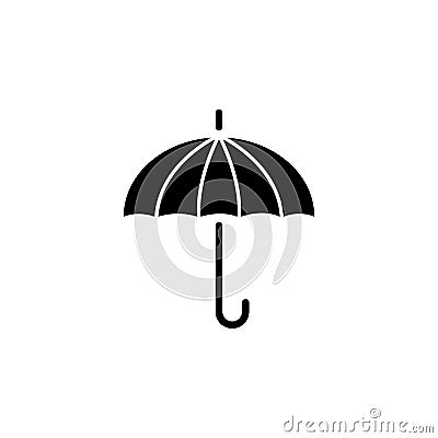 Umbrella icon. Element of weather illustration. Signs and symbols can be used for web, logo, mobile app, UI, UX Vector Illustration