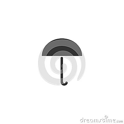 Umbrella icon flat Vector Illustration