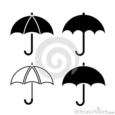 Umbrella icon Vector Illustration