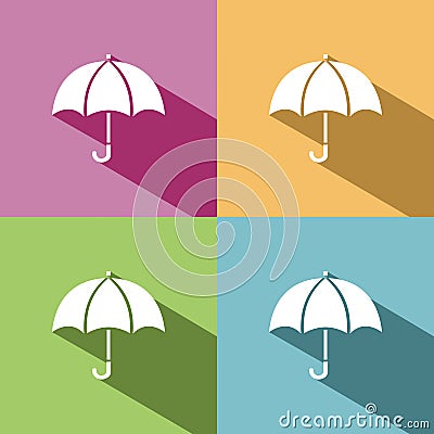 umbrella icon Stock Photo