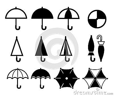 Umbrella icon Vector Illustration