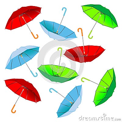 Umbrella pattern Vector Illustration