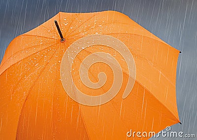 Umbrella rain Stock Photo