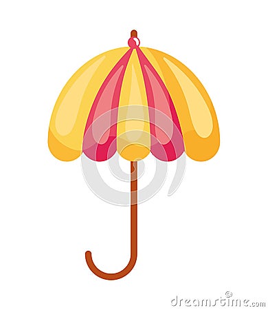 umbrella summer protection Vector Illustration