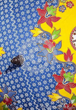 Umbrella / Umbrella made of fabric , Asian pattern design Stock Photo