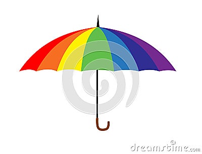 Umbrella.Vector illustration colorful umbrella. Vector Illustration