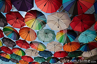 Umbrellas Stock Photo