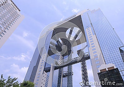 Umeda City Sky Building skyscraper Osaka Japan Editorial Stock Photo