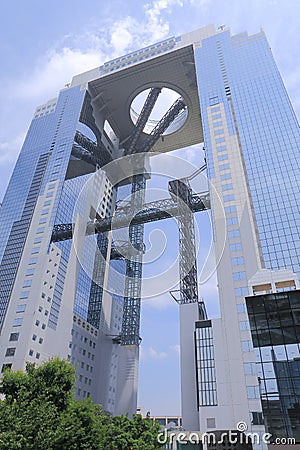 Umeda City Sky Building skyscraper Osaka Japan Editorial Stock Photo