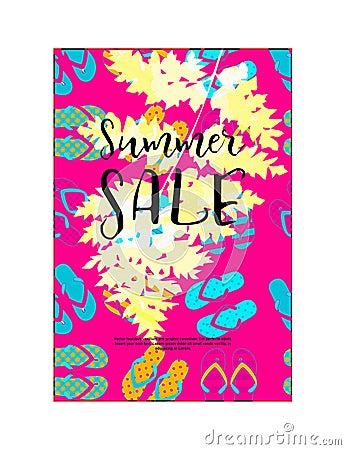 Ummer sale design Vector Illustration