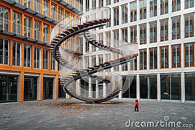 Umschreibung - Work by Olafur Eliasson - Munich, Bavaria, Germany Editorial Stock Photo