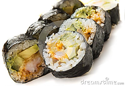 Unagi maki Stock Photo