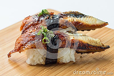 Unagi Sushi Nigiri Stock Photo