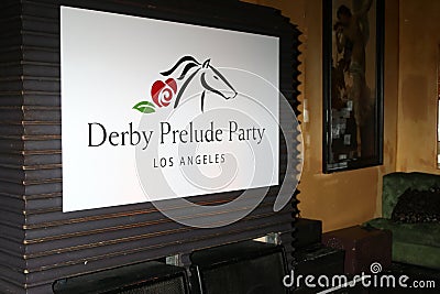 Unbridled Eve Derby Prelude Party Los Angeles Editorial Stock Photo