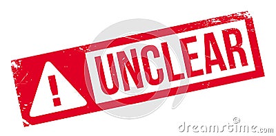 Unclear rubber stamp Stock Photo