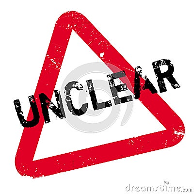 Unclear rubber stamp Stock Photo