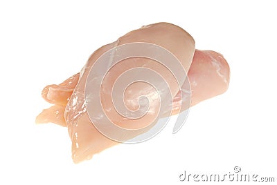 Uncooked chicken breast Stock Photo