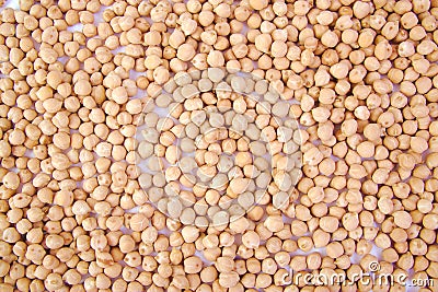 Uncooked chickpeas as a background. Stock Photo