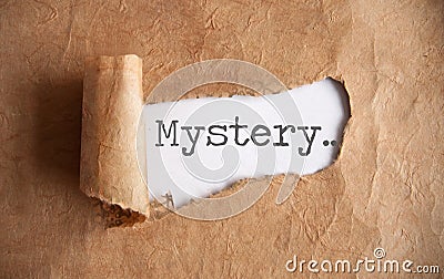 Uncovering a mystery Stock Photo