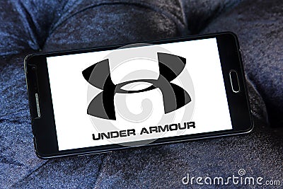 Under armour logo Editorial Stock Photo
