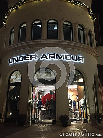 Under Armour Store Disney Springs Editorial Stock Photo