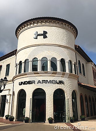 Under Armour Store Disney Springs Editorial Stock Photo