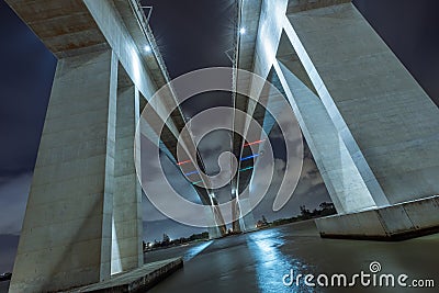 Under the Bridge Stock Photo