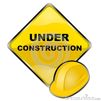 Under construction Stock Photo