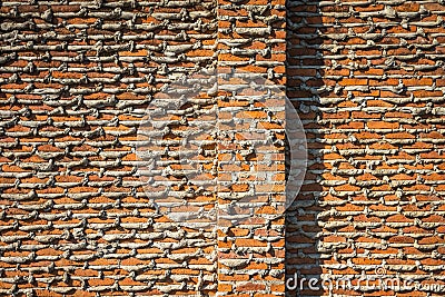 Under construction brick wall Stock Photo