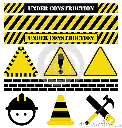 Under Construction Vector Illustration