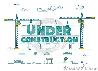 Under construction Vector Illustration