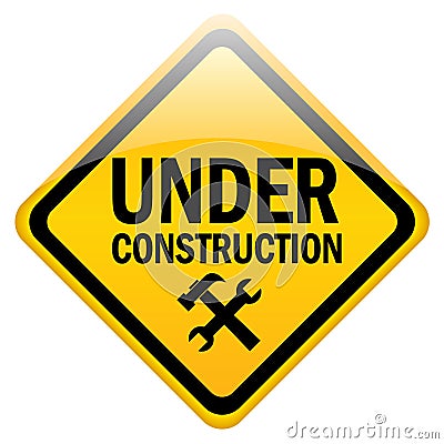 Under construction sign Vector Illustration