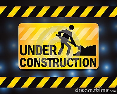 Under Construction Vector Illustration