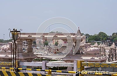 Under construction Theme Park at Mahakal Temple Corridor Ujjain Madhya Pradesh Editorial Stock Photo