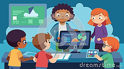 Under the guidance of an experienced animator children learn how to use digital tools to edit and add special effects to Vector Illustration