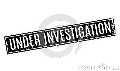 Under Investigation rubber stamp Vector Illustration