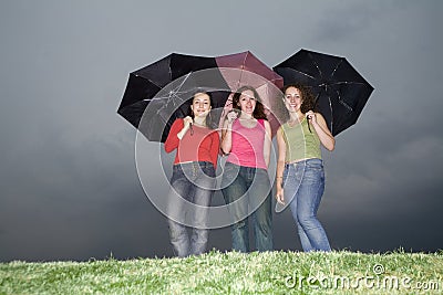 Under the rain Stock Photo