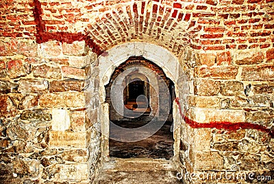 Underground bunker Stock Photo
