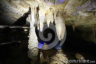 Underground cave Prometheus Cave Kutaisi Georgia Stock Photo