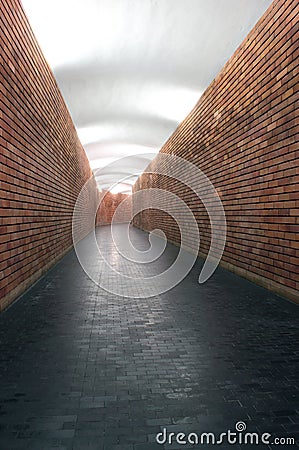 Underground passage Stock Photo