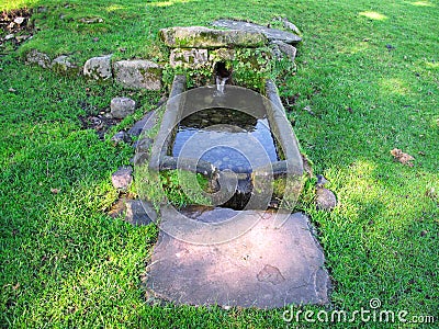 Underground water spring Stock Photo