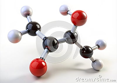 Understanding Dimethyl Ethers Molecular Structure A Dot Diagram Explained Stock Photo